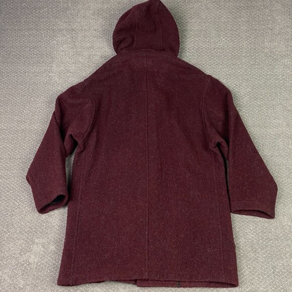 Vintage LL Bean Coat Jacket Mens Large Tall Red Hooded USA Blanket NWT Deadstock - Picture 7 of 16